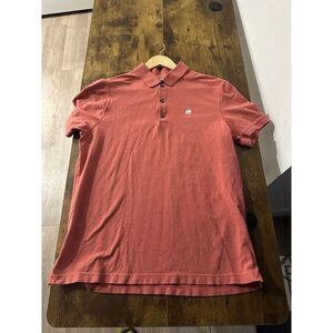Banana Republic Men's‎ Medium Short Sleeve Polo Peach Color